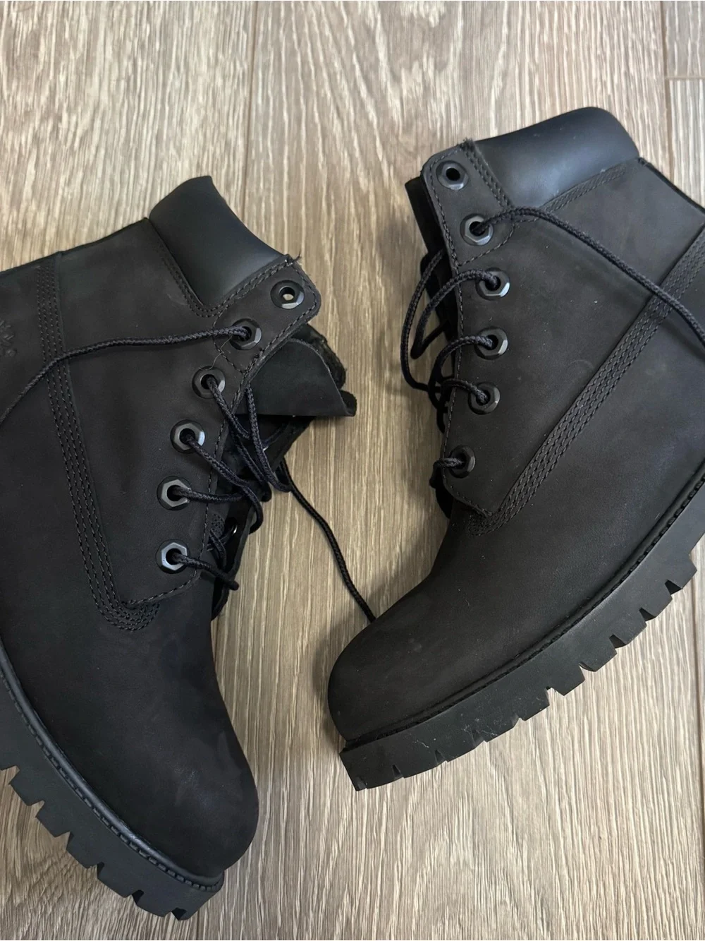 Timberland Black Nubuck Boots